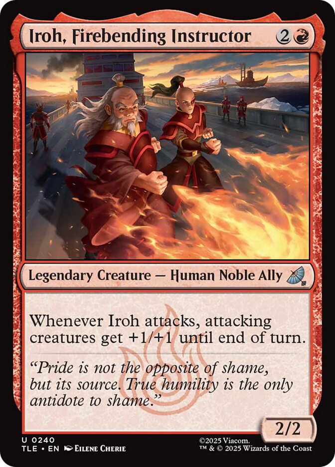 Iroh, Firebending Instructor Foil