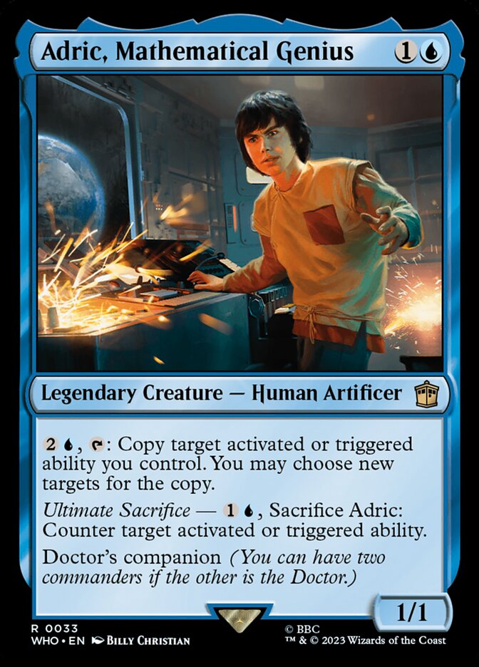 Adric, Mathematical Genius Foil