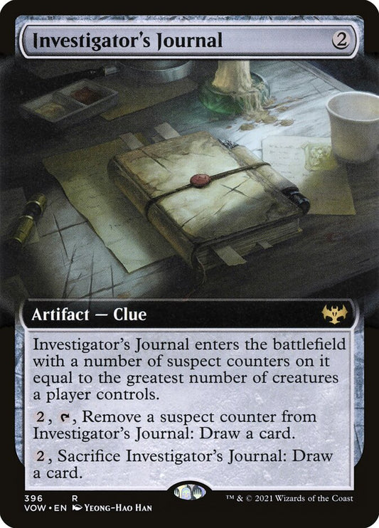 Investigator's Journal Extended Art