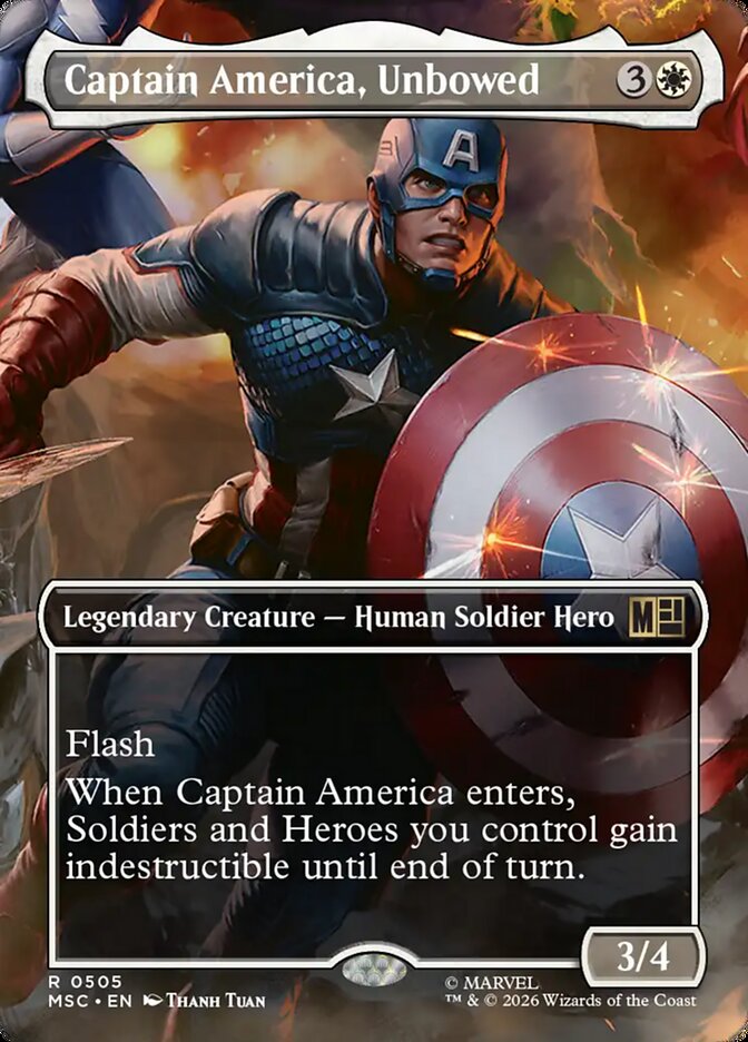 Captain America, Unbowed Scene
