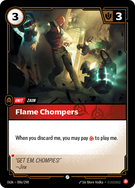 Flame Chompers Foil