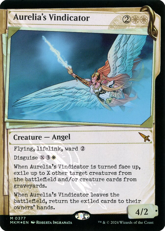 Aurelia's Vindicator Showcase Foil