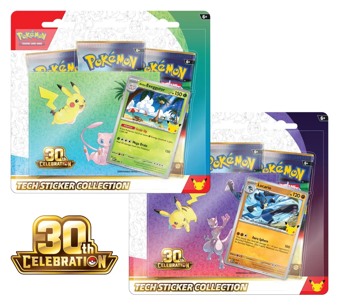 Pokemon 30th Anniversary Sticker Collection
