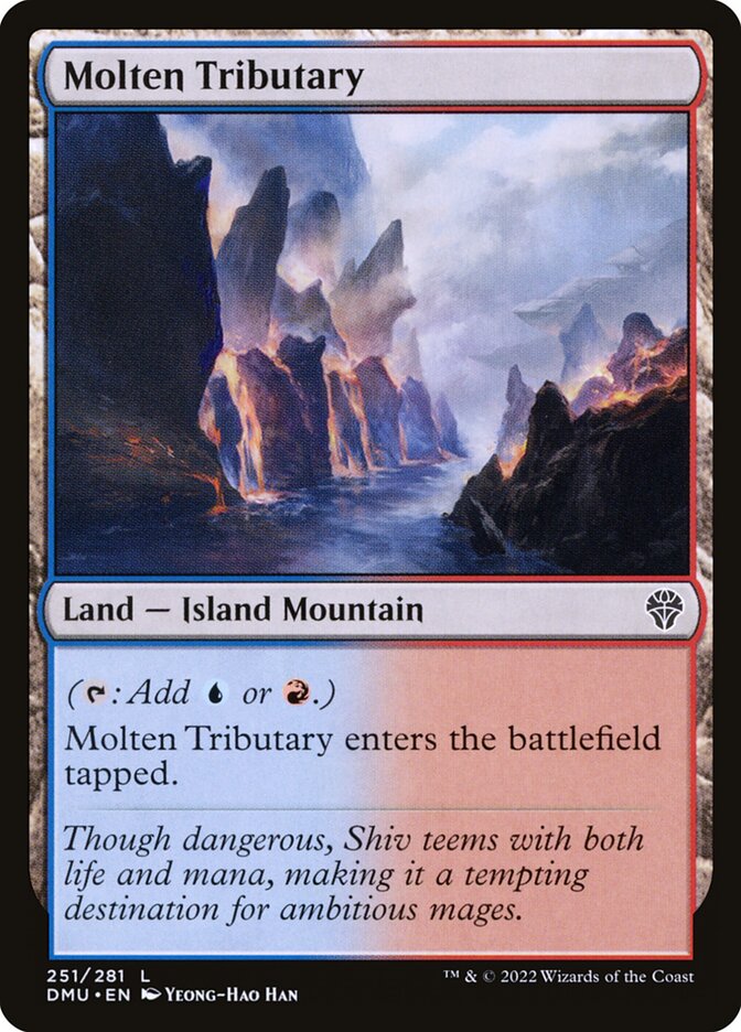 Molten Tributary Foil