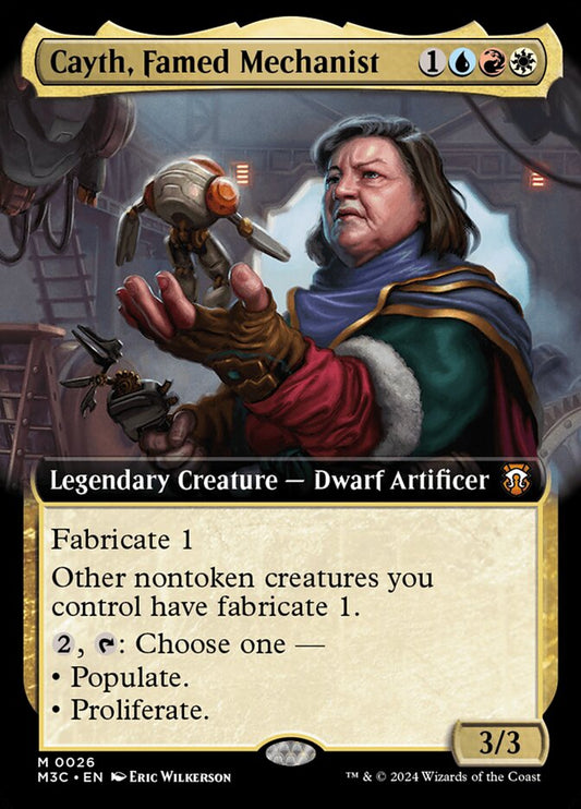 Cayth, Famed Mechanist Extended Art