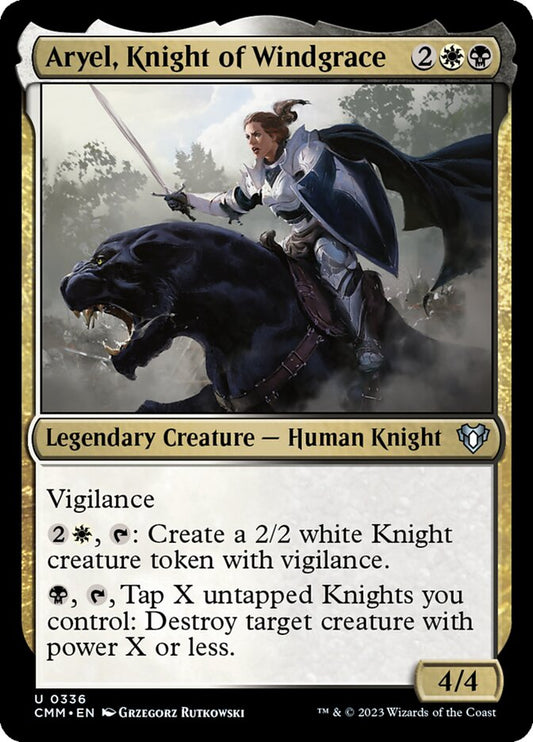 Aryel, Knight of Windgrace Foil
