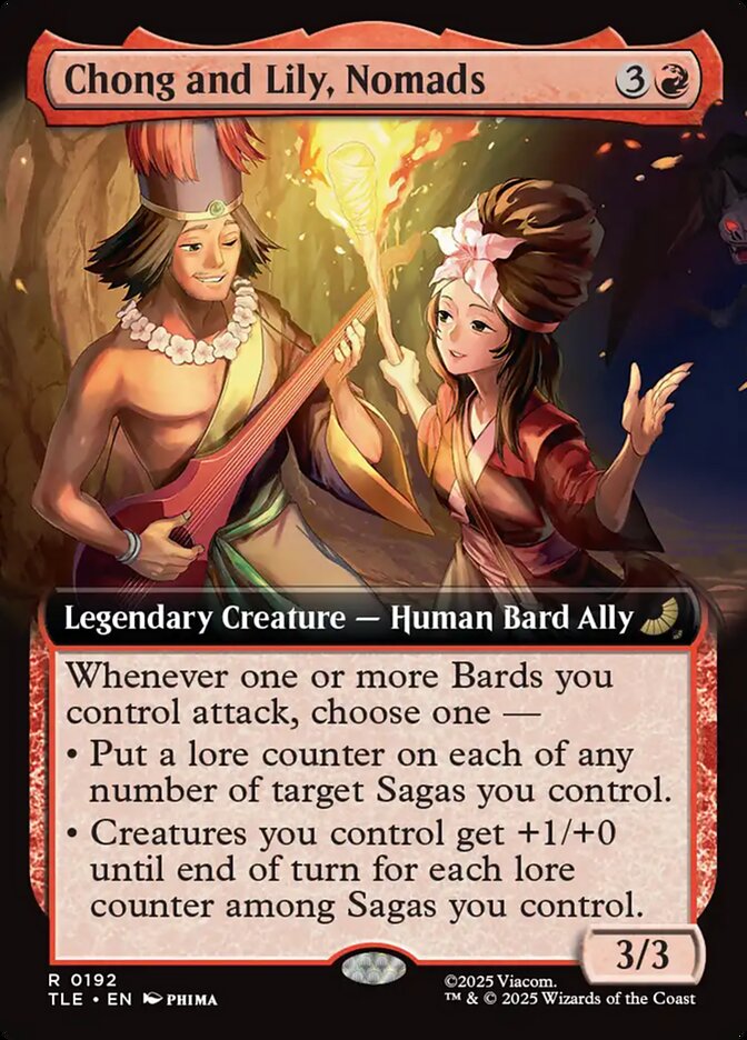 Chong and Lily, Nomads Extended Art Foil