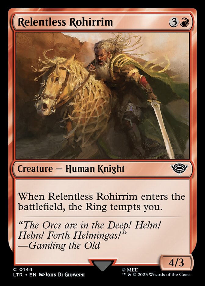 Relentless Rohirrim Foil