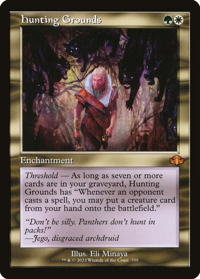 Hunting Grounds Old Frame