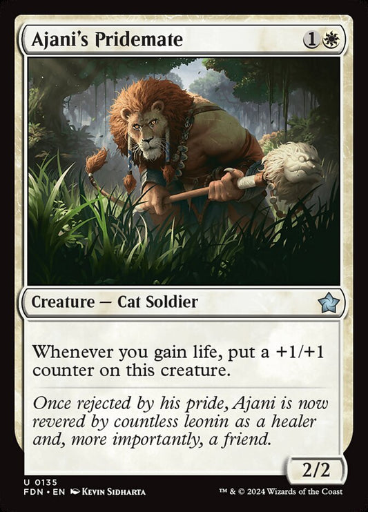 Ajani's Pridemate Foil