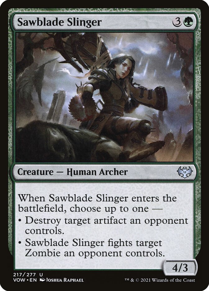 Sawblade Slinger Foil