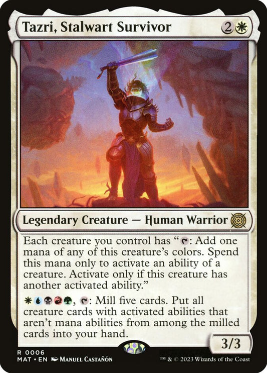 Tazri, Stalwart Survivor Foil
