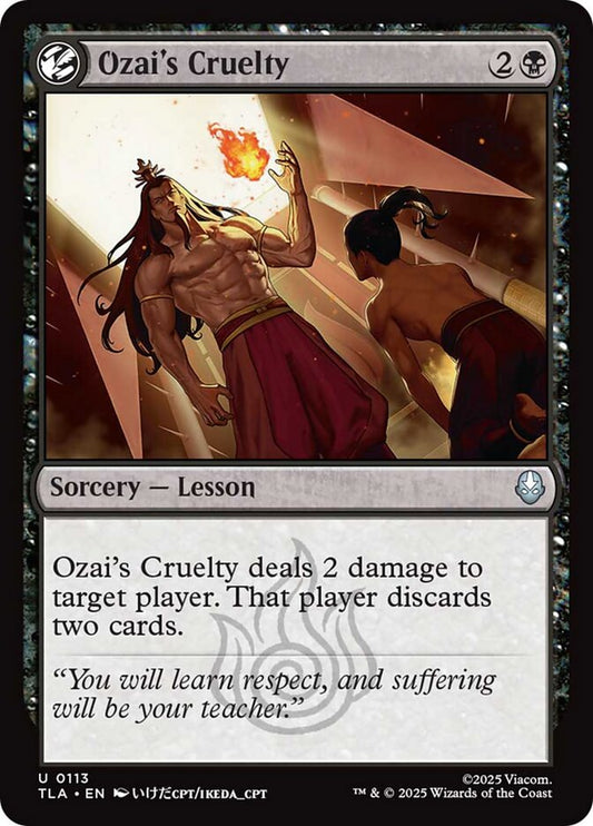 Ozai's Cruelty Foil