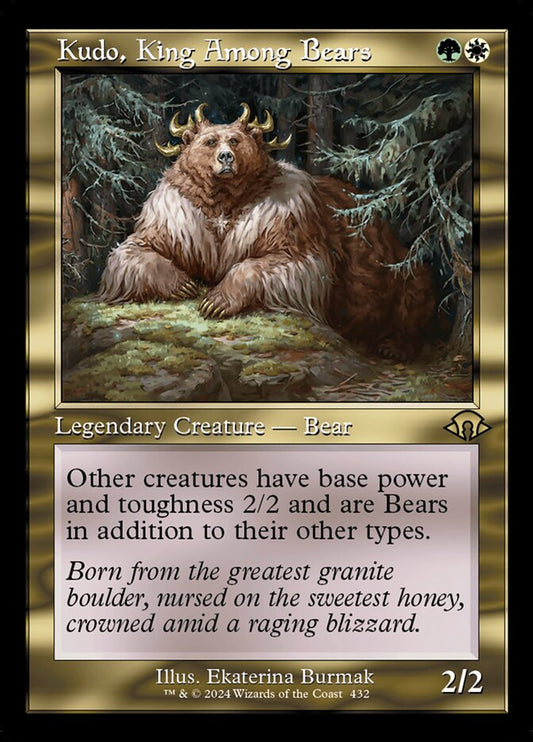 Kudo, King Among Bears Retro Frame