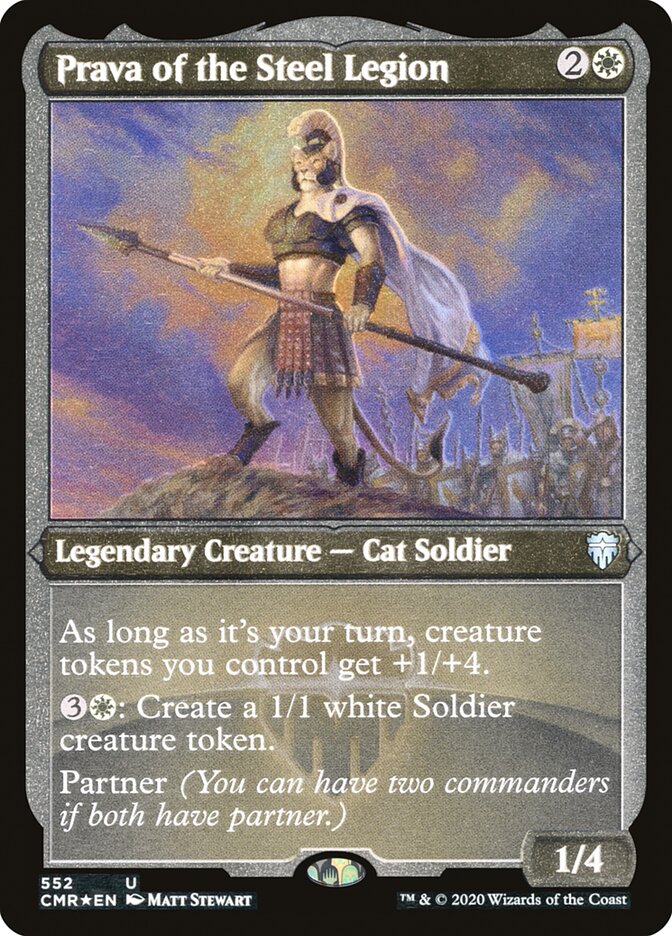 Prava of the Steel Legion Etched Foil