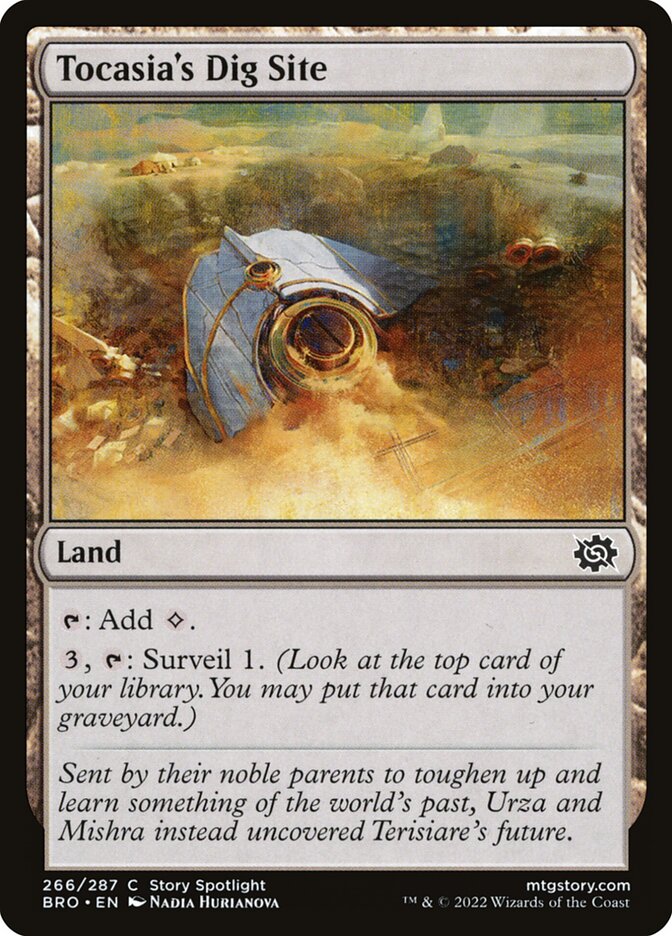 Tocasia's Dig Site Foil