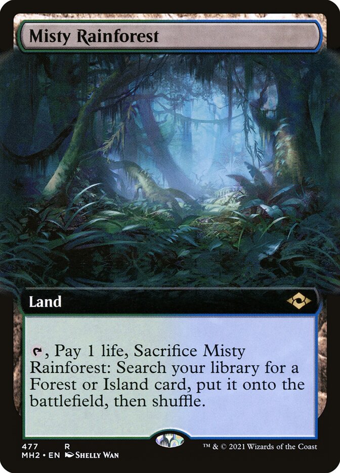 Misty Rainforest Extended Art