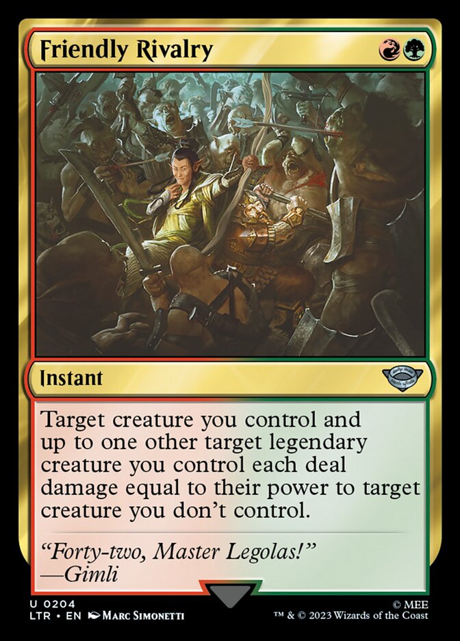 Friendly Rivalry Foil