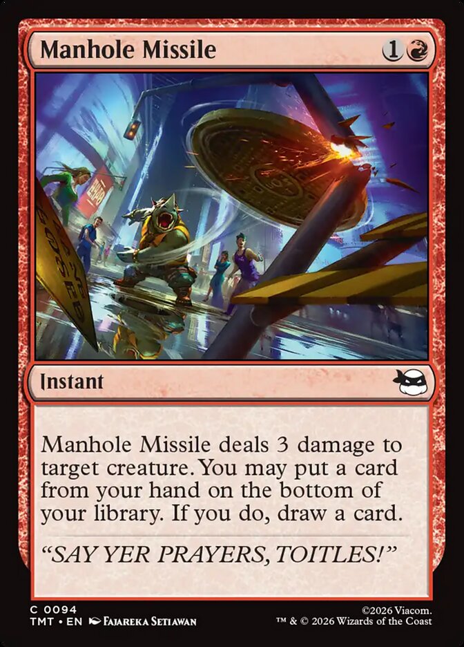 Manhole Missile Foil