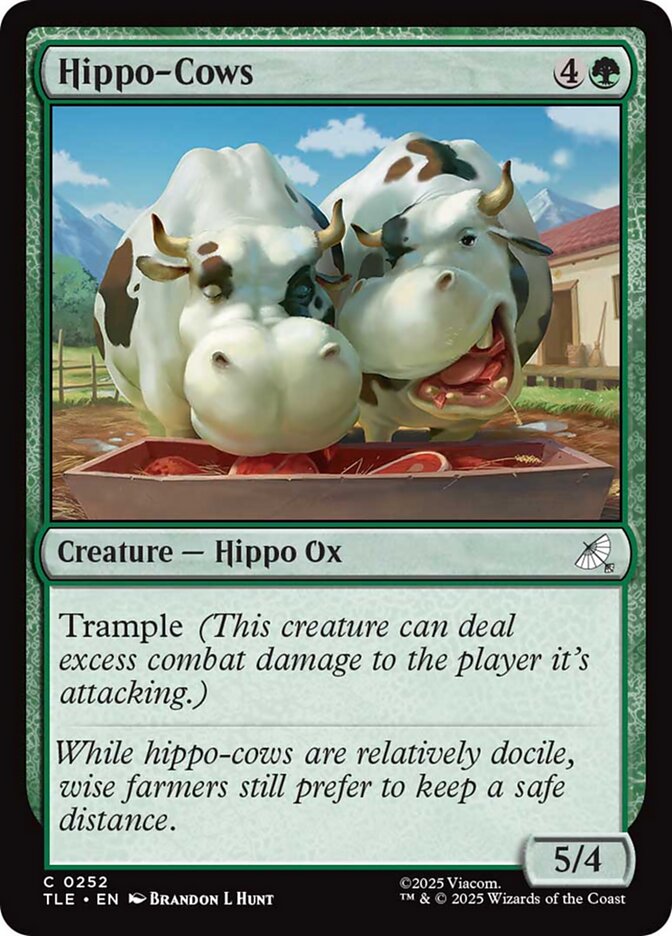 Hippo-Cows Foil