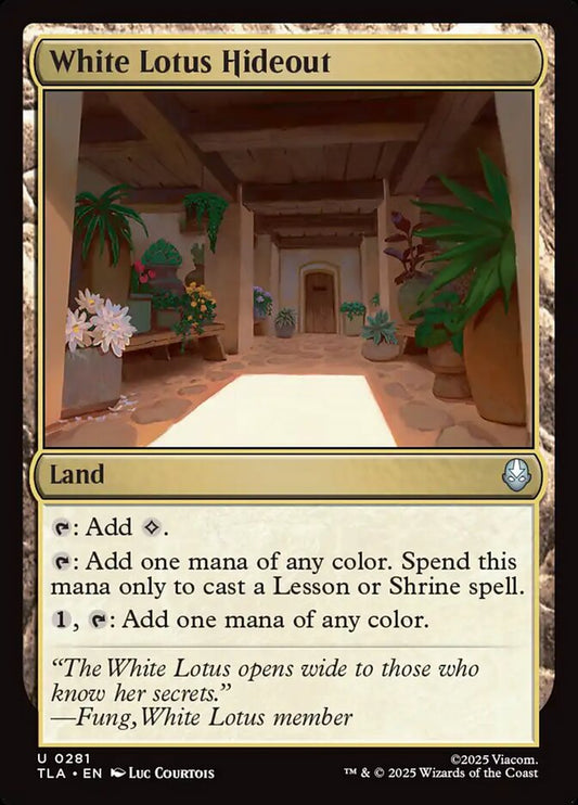 White Lotus Hideout Foil