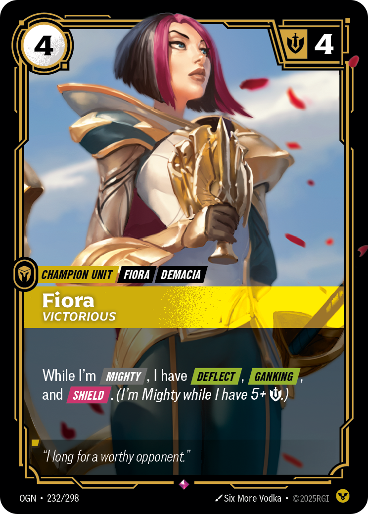 Fiora, Victorious Foil