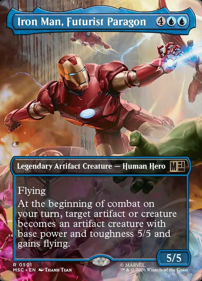 Iron Man, Futurist Paragon Scene