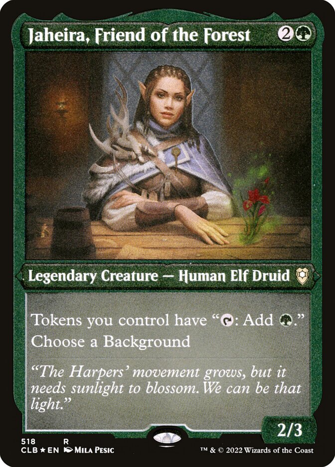 Jaheira, Friend of the Forest Etched Foil