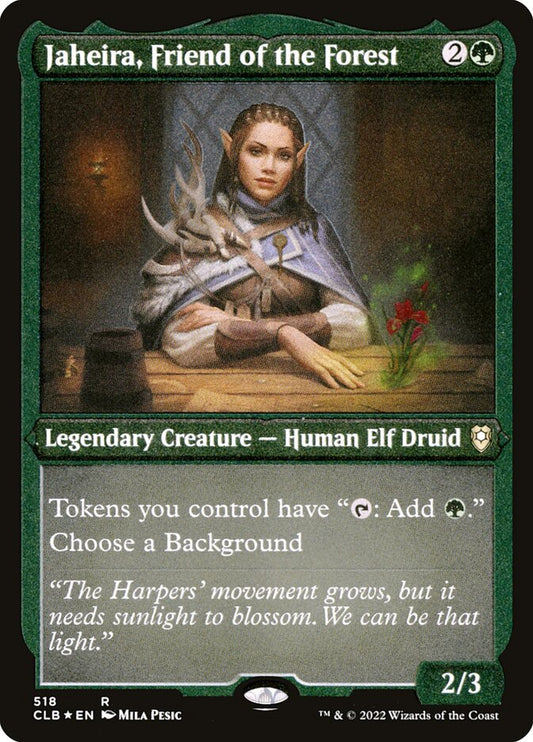 Jaheira, Friend of the Forest Etched Foil