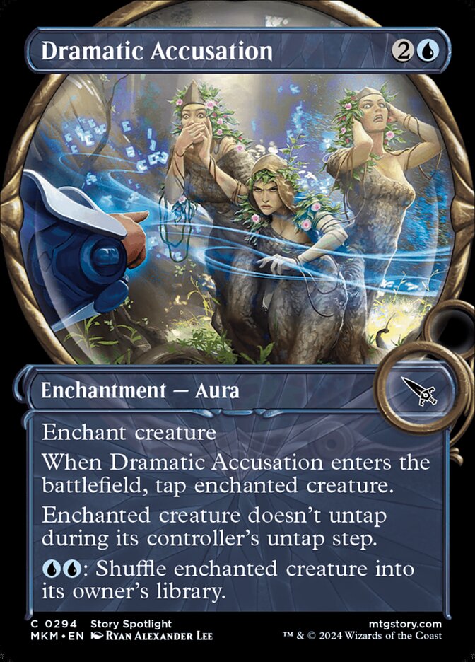 Dramatic Accusation Showcase Foil