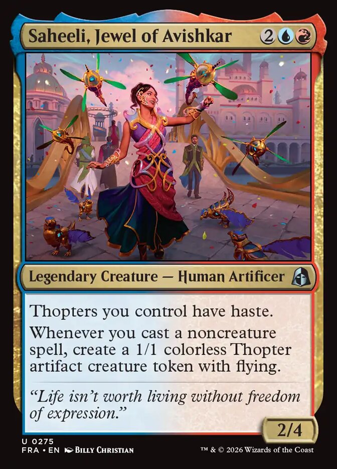Saheeli, Jewel of Avishkar Foil