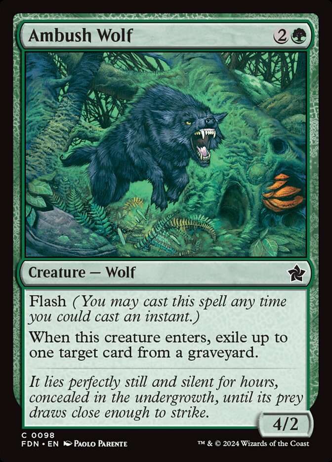 Ambush Wolf Foil