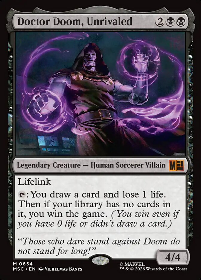 Doctor Doom, Unrivaled Foil