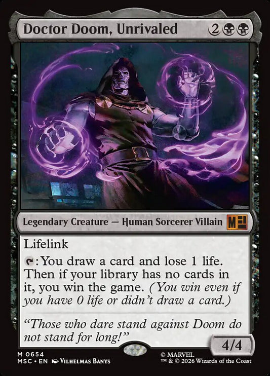 Doctor Doom, Unrivaled Foil