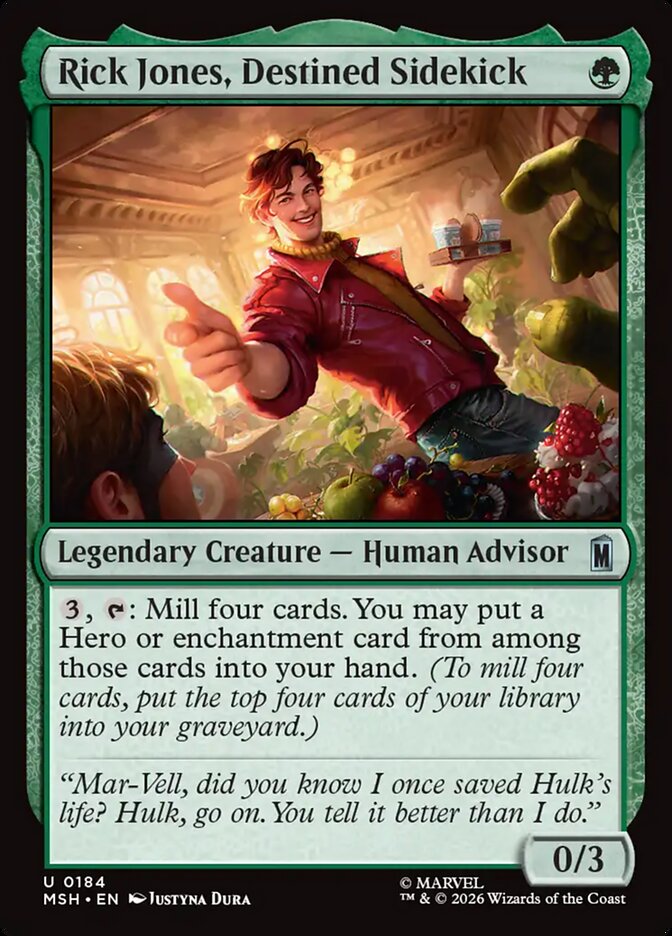 Rick Jones, Destined Sidekick Foil