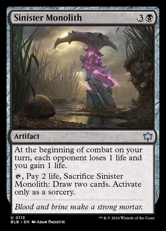 Sinister Monolith Foil