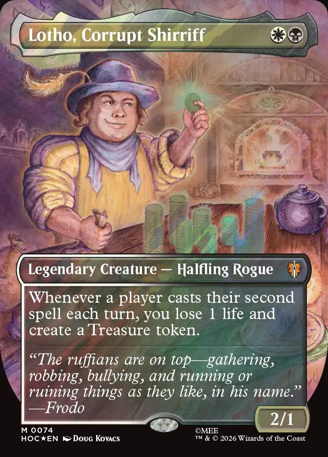 Lotho, Corrupt Shirriff Classic Artist Surge Foil