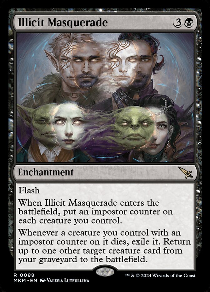 Illicit Masquerade Foil