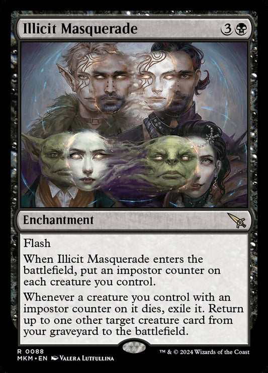 Illicit Masquerade Foil
