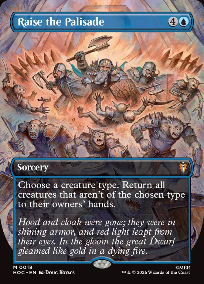 Raise the Palisade Classic Artist Foil