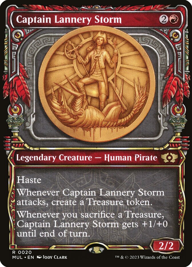 Captain Lannery Storm Showcase Foil