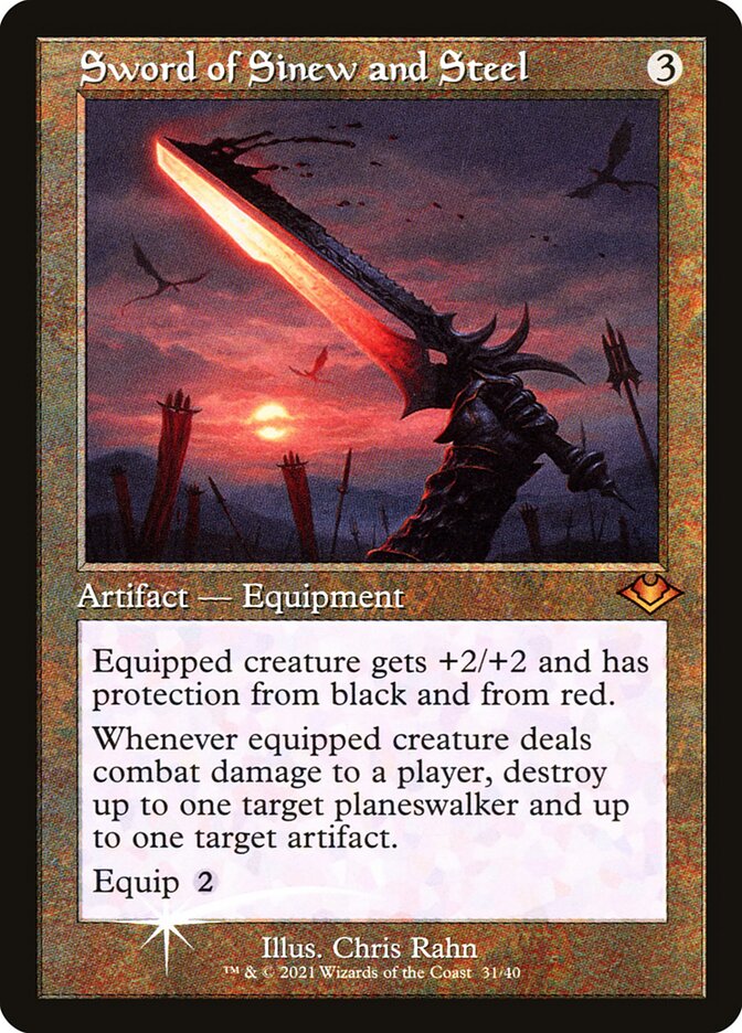 Sword of Sinew and Steel Foil