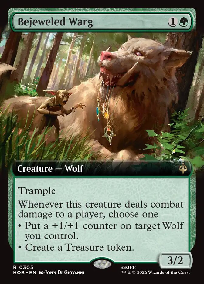 Bejeweled Warg Extended Foil