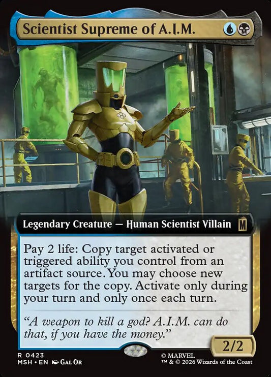 Scientist Supreme of A.I.M. Extended Art