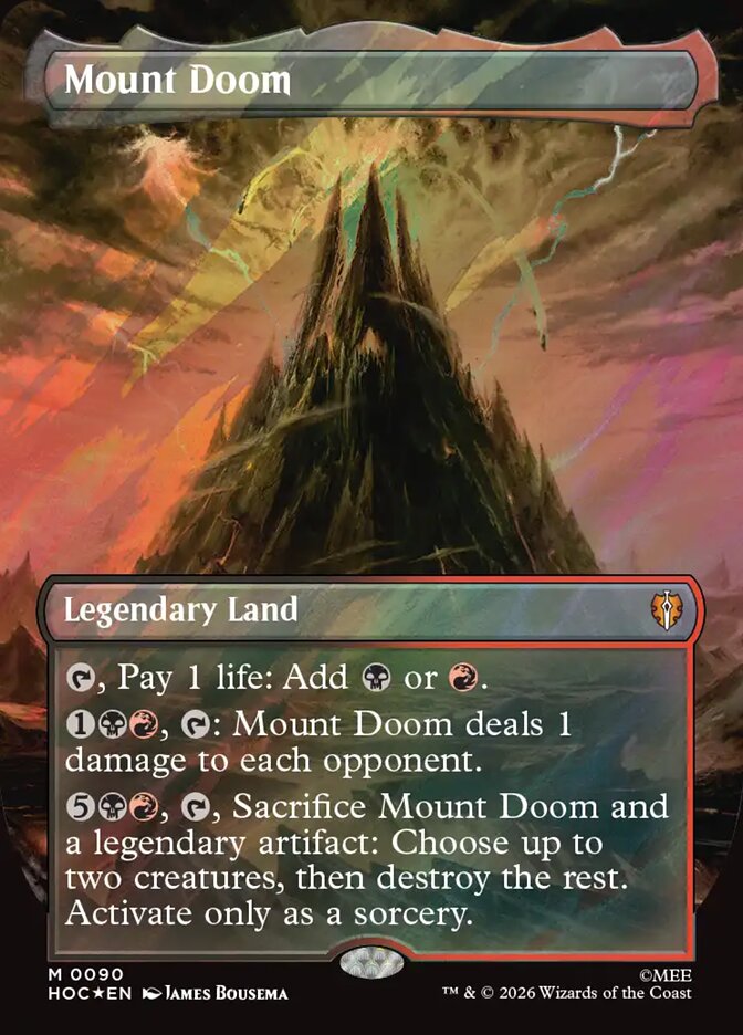 Mount Doom Classic Artist Surge Foil