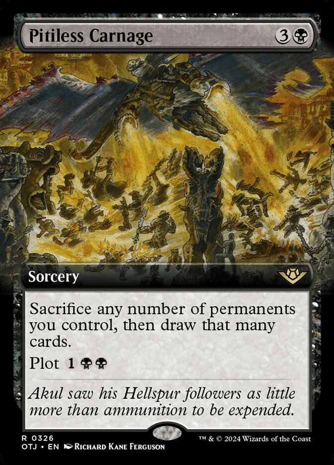 Pitiless Carnage Extended art