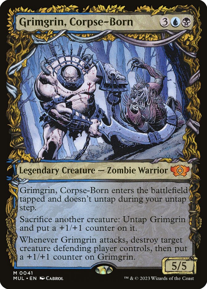 Grimgrin, Corpse-Born Showcase Foil
