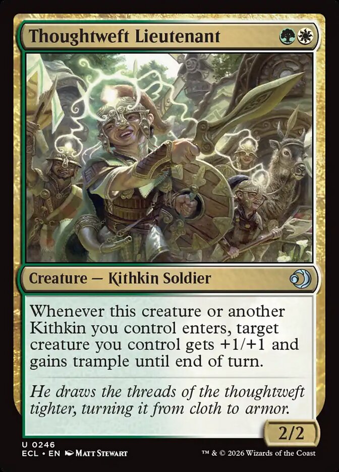 Thoughtweft Lieutenant Foil