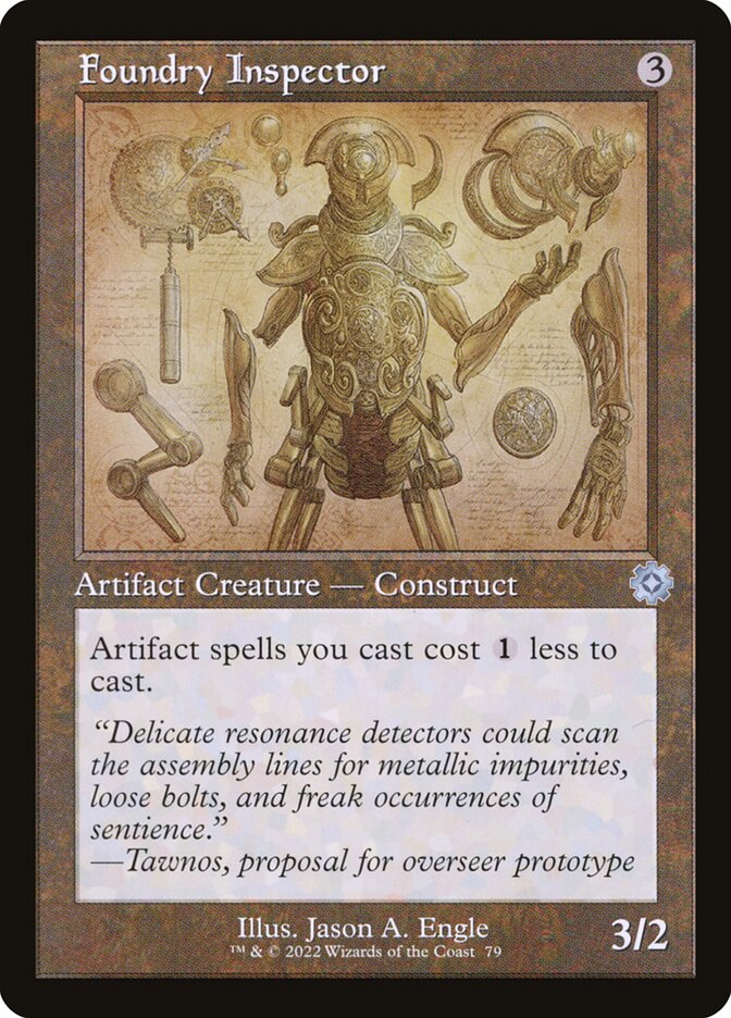Foundry Inspector Retro Frame Foil