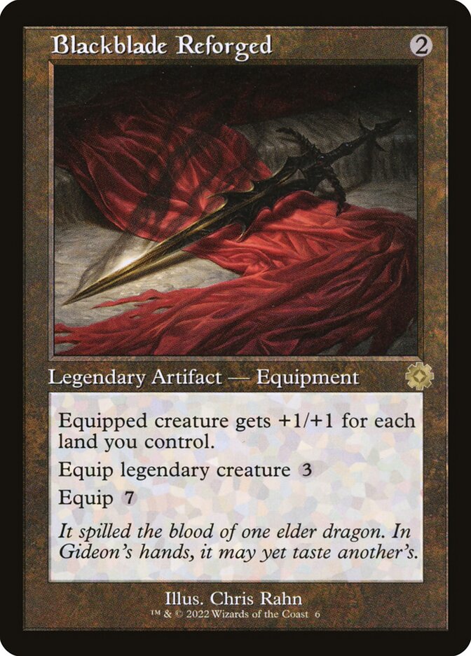Blackblade Reforged Retro Frame Foil